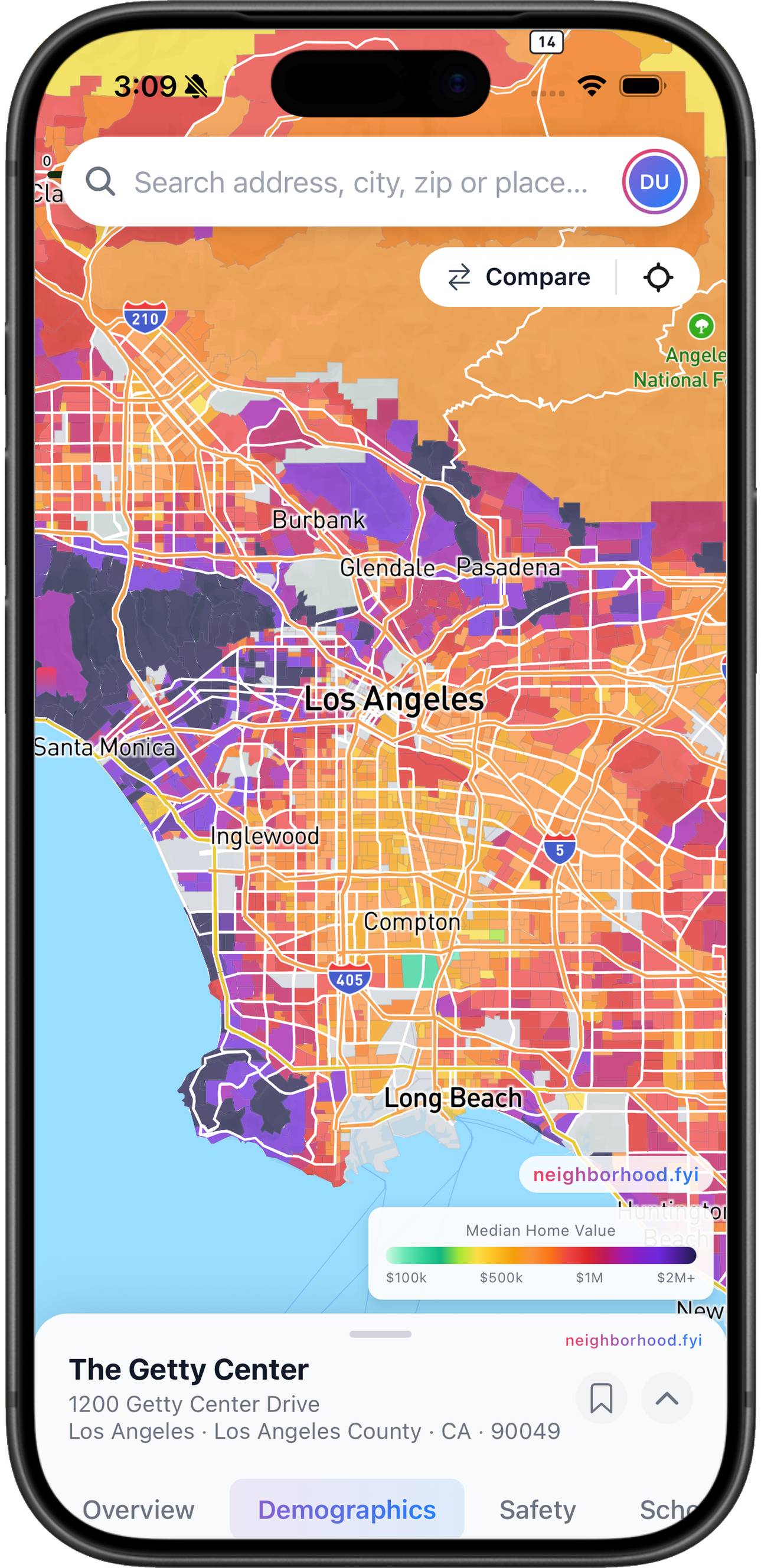 Home value heatmap