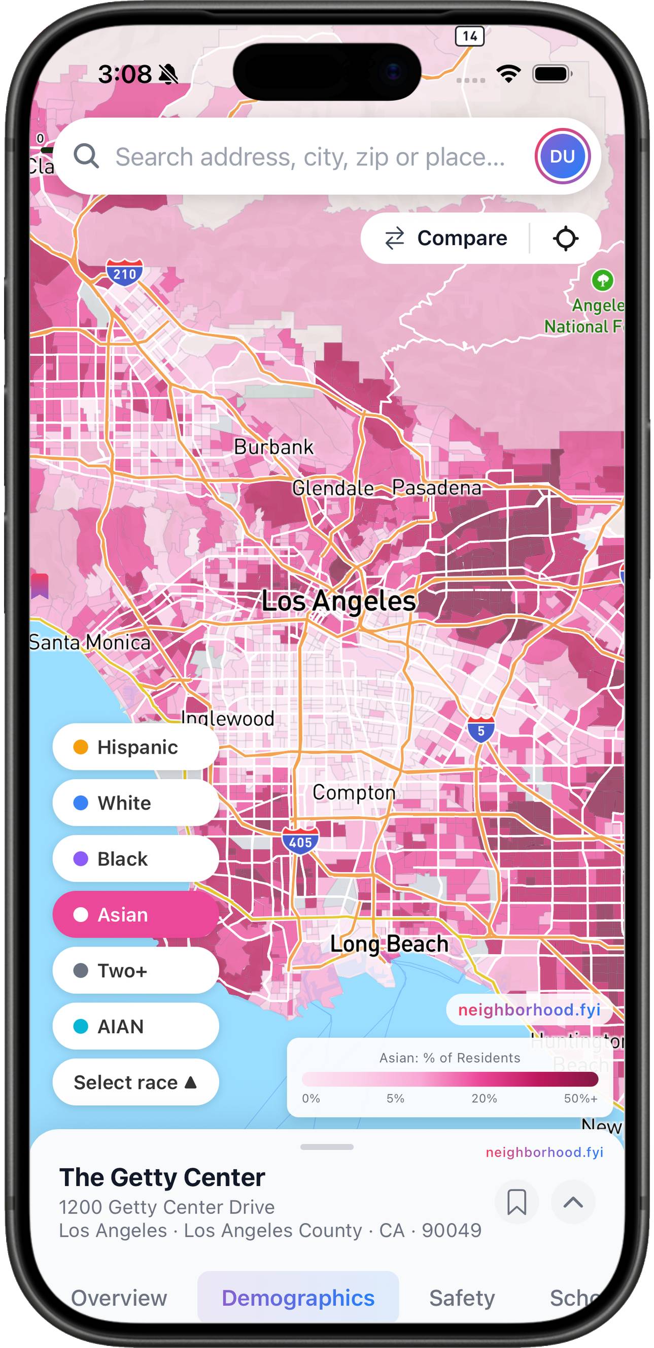 Race & ethnicity heatmap